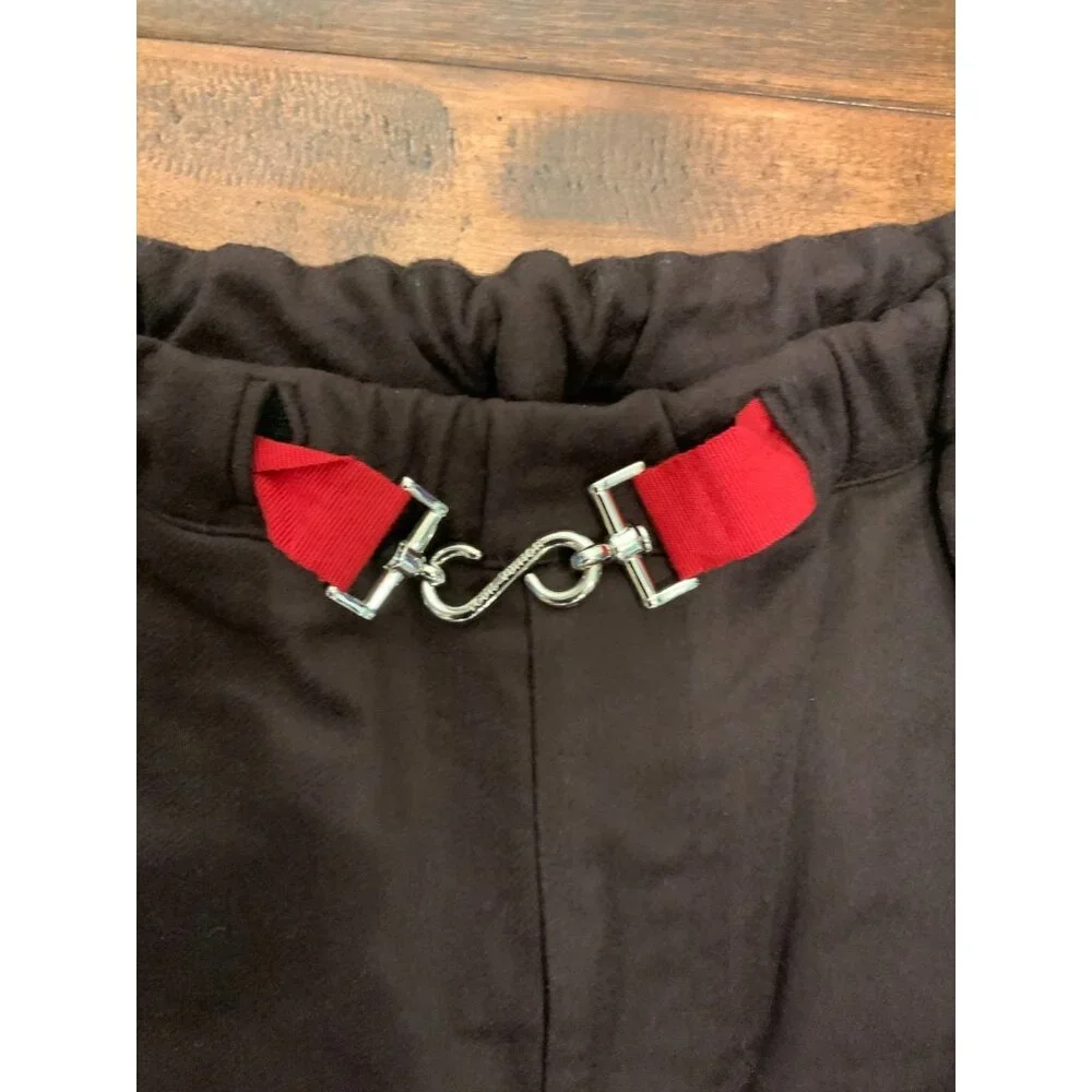 Louis Vuitton Brown Wool Elastic Waist Ankle Dress Pants, Size 8 | 40